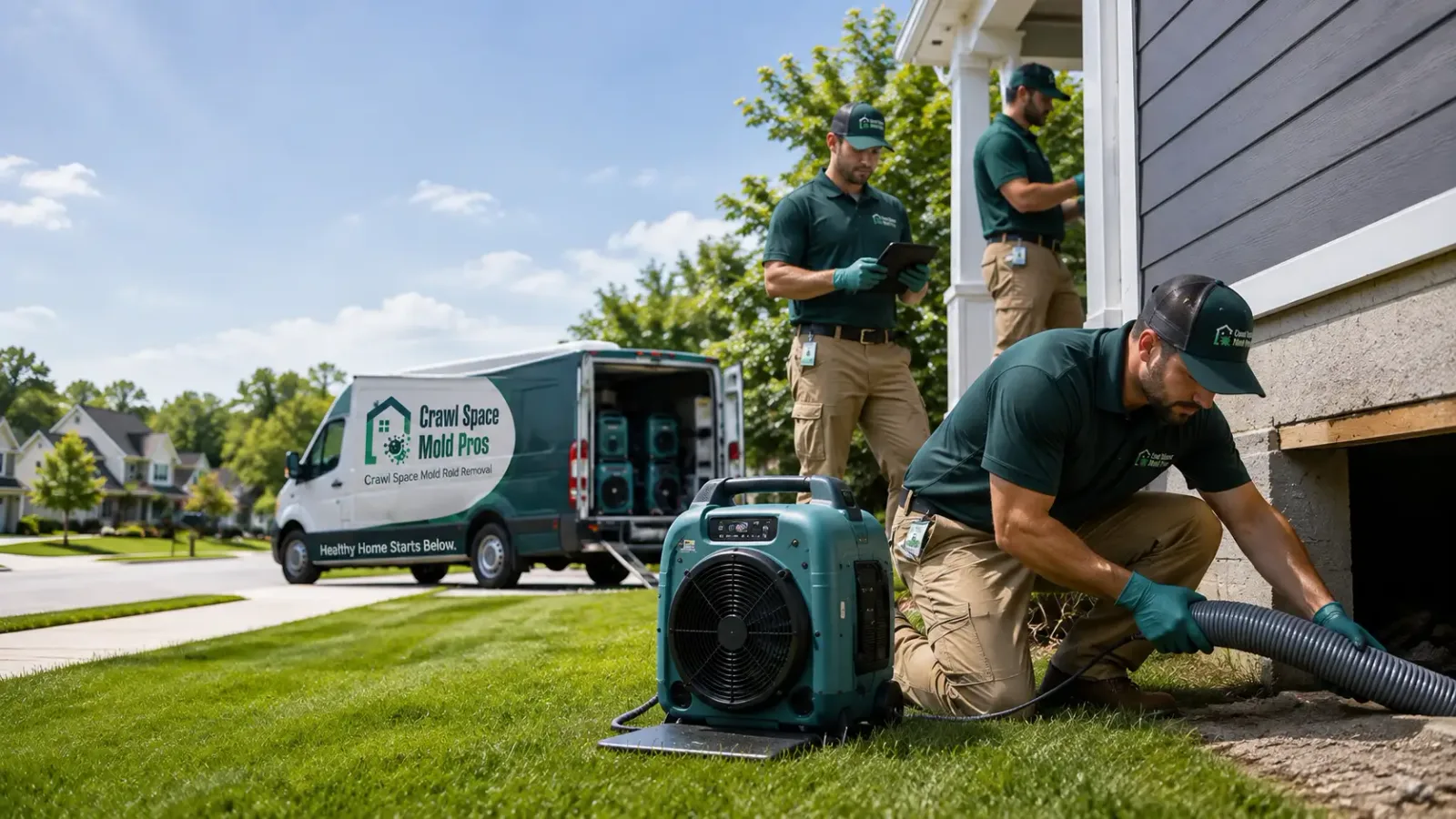 Crawl Space Mold Removal in Bridgeton, MO